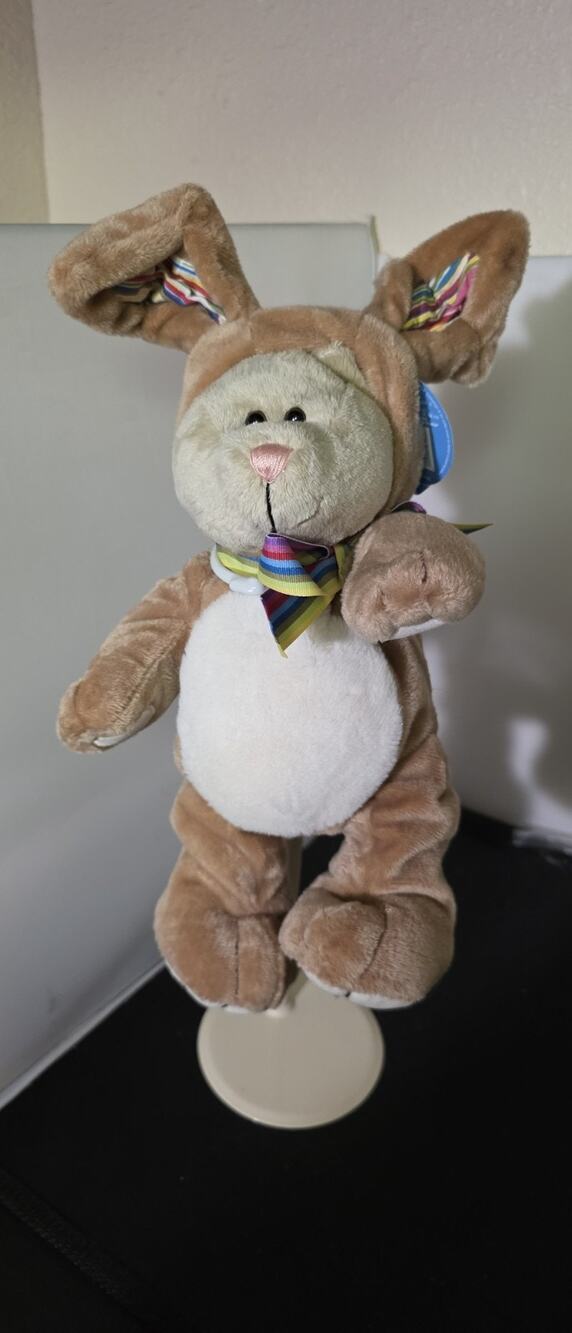 Starbucks Bearista Plush Bear 2008 75th Edition Bunny Rabbit Costume Easter 0111